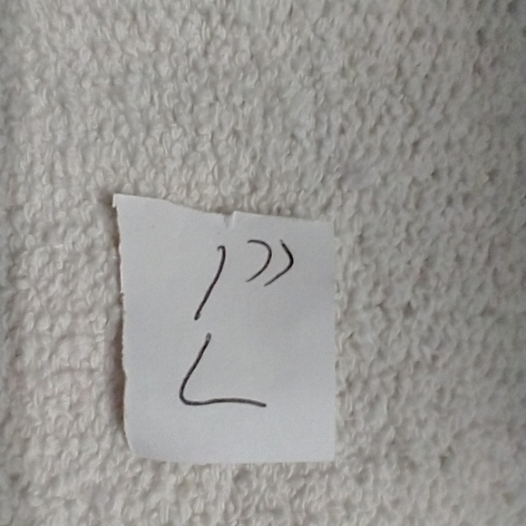 Goldtone square dangle wire earrings - Picture 3 of 3